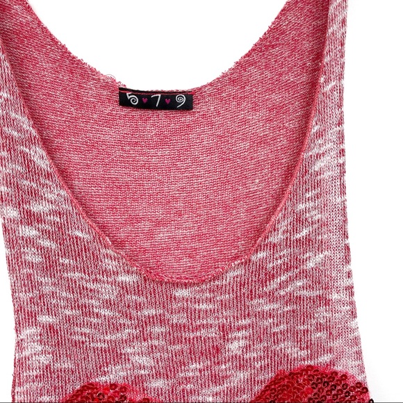 579 red heart tank top - Picture 5 of 5